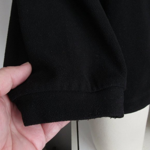 Vtg McAfee Security Men's Fleece Pullover XL Black - Picture 9 of 12